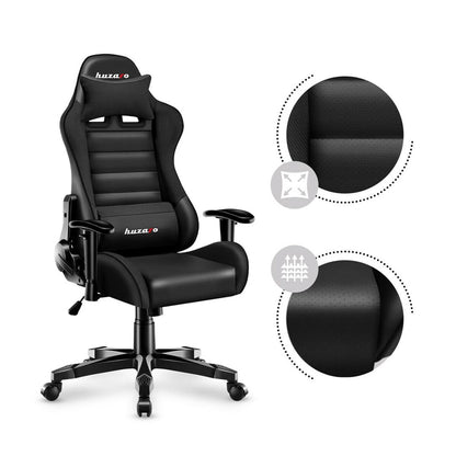 Scaun Gaming Huzaro HZ-Ranger 6.0 Black Negru - Acasă și bucătărie, Mobilă