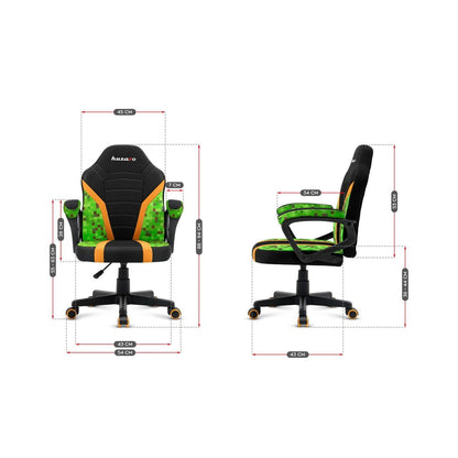 Scaun Gaming Huzaro HZ-Ranger 1.0 Pixel mesh Cu imprimeuri - Acasă și bucătărie, Mobilă