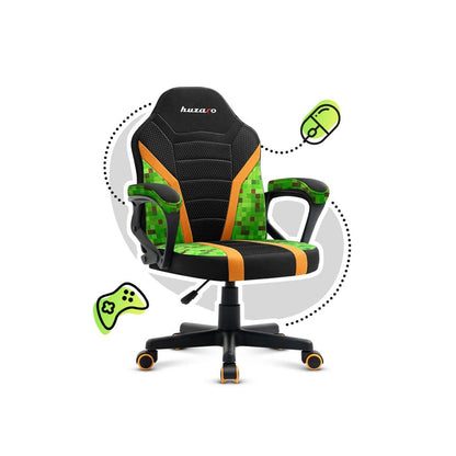 Scaun Gaming Huzaro HZ-Ranger 1.0 Pixel mesh Cu imprimeuri - Acasă și bucătărie, Mobilă