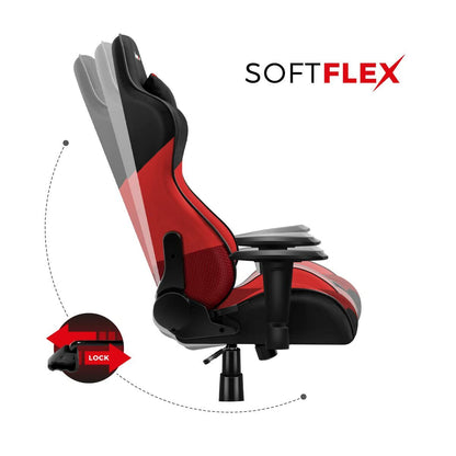 Scaun Gaming Huzaro Hz-Force 6.2 Red Mesh Roșu - Acasă și bucătărie, Mobilă