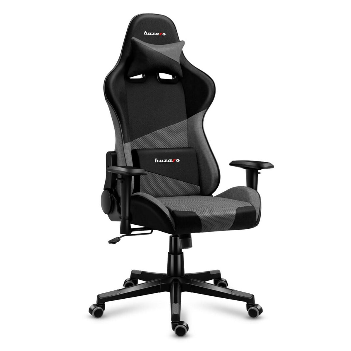 Scaun Gaming Huzaro Force 6.2 Negru/Gri - Acasă și bucătărie, Mobilă