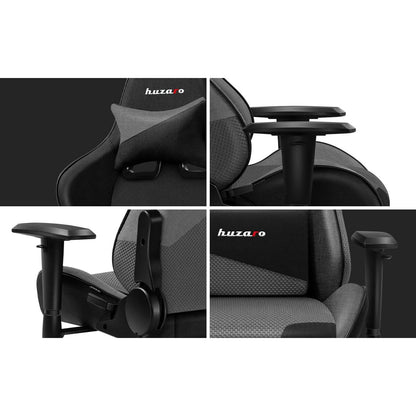 Scaun Gaming Huzaro Force 6.2 Negru/Gri - Acasă și bucătărie, Mobilă