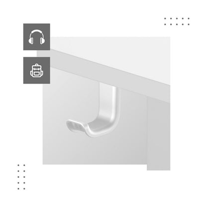 Birou Gaming Mark Adler MA-Leader 7.0 White Alb - Acasă și bucătărie, Mobilă