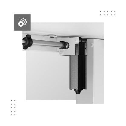 Birou Gaming Mark Adler MA-Leader 7.0 White Alb - Acasă și bucătărie, Mobilă