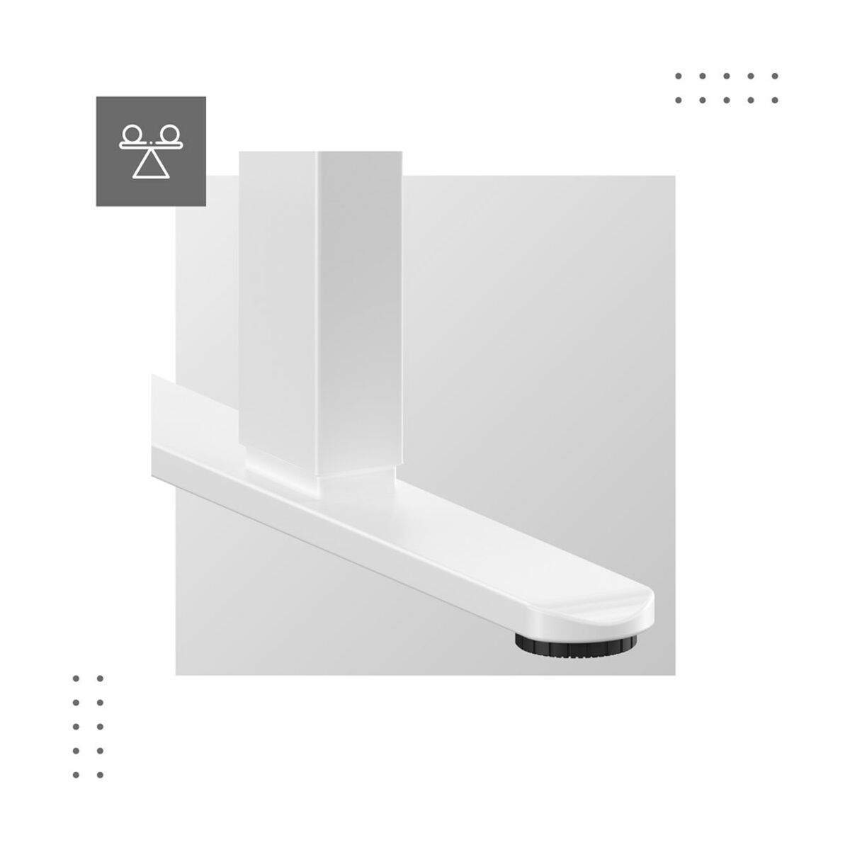 Birou Gaming Mark Adler MA-Leader 7.0 White Alb - Acasă și bucătărie, Mobilă