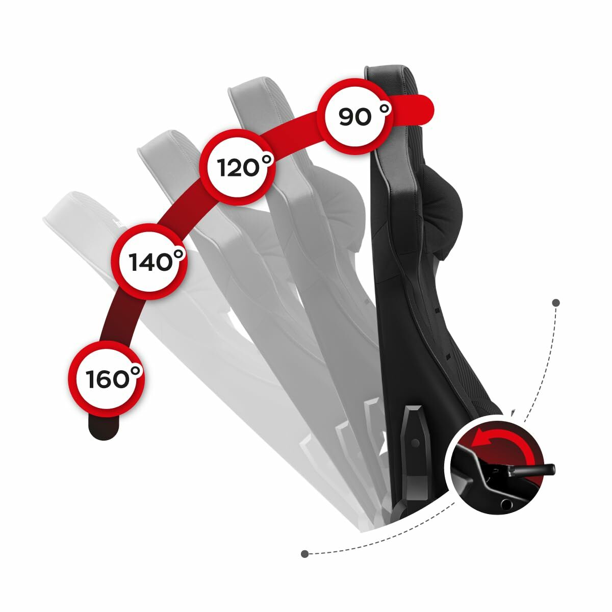 Scaun Gaming Huzaro HZ-Force 7.6 Black Negru - Acasă și bucătărie, Mobilă