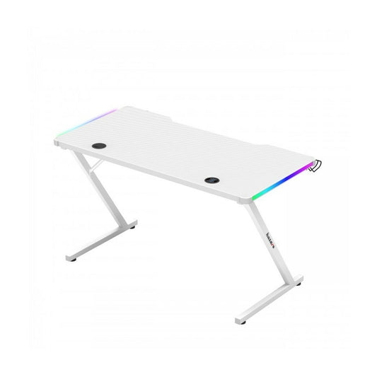 Birou Gaming Huzaro HZ-Hero 2.5 White RGB Alb 120 x 75 x 60 cm - Acasă și bucătărie, Mobilă
