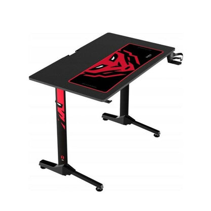 Birou Gaming Diablo Chairs 1469 Alb Negru Roșu 100 x 75 x 60 cm - Acasă și bucătărie, Mobilă