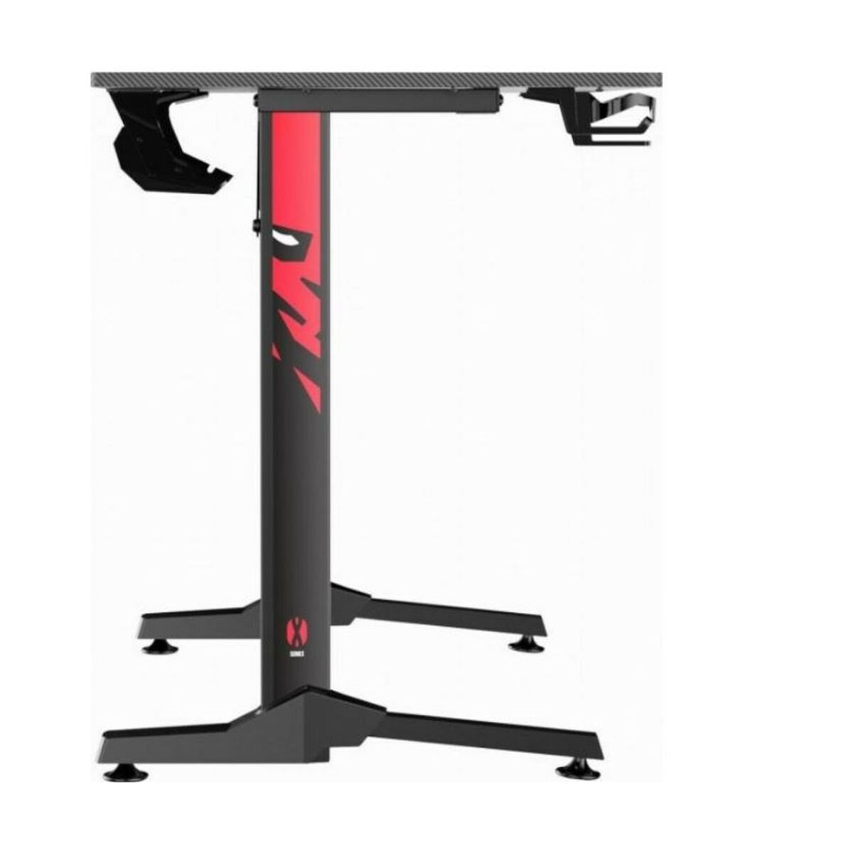 Birou Gaming Diablo Chairs 1469 Alb Negru Roșu 100 x 75 x 60 cm - Acasă și bucătărie, Mobilă