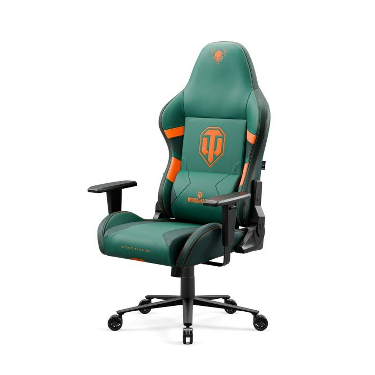 Scaun Gaming Diablo Chairs Diablo X-One 2.0 World of Tanks Albastru Verde - Acasă și bucătărie, Mobilă
