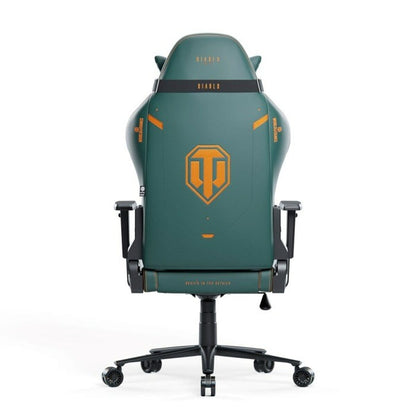 Scaun Gaming Diablo Chairs Diablo X-One 2.0 World of Tanks Albastru Verde - Acasă și bucătărie, Mobilă
