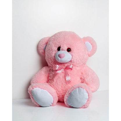 Urs de Pluș GO GIFT TOMMY 65 PK Roz Flauș 65 cm - Jucarii si jocuri, Jucării de pluș