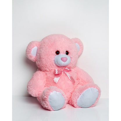 Urs de Pluș GO GIFT TOMMY 65 PK Roz Flauș 65 cm - Jucarii si jocuri, Jucării de pluș