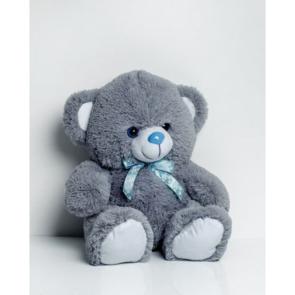 Urs de Pluș GO GIFT TOMMY 65 GR Gri Flauș 65 cm - Jucarii si jocuri, Jucării de pluș