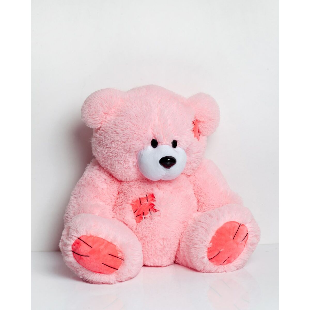 Urs de Pluș GO GIFT TEDDY 60 PK Roz Flauș 60 cm - Jucarii si jocuri, Jucării de pluș