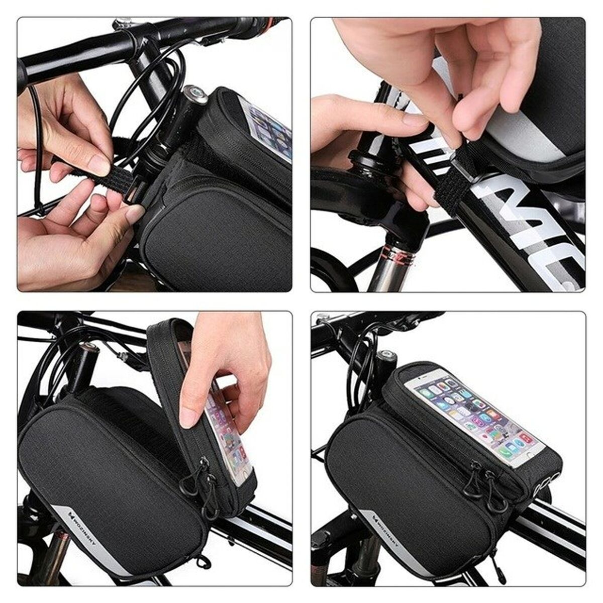Geantă pentru Bicicletă Wozinsky WBB7BK - Sport și în aer liber, Ciclism