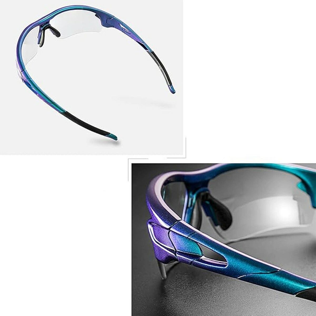 Ochelari de ciclism Rockbros 157235 Albastru - Sport și în aer liber, Ciclism