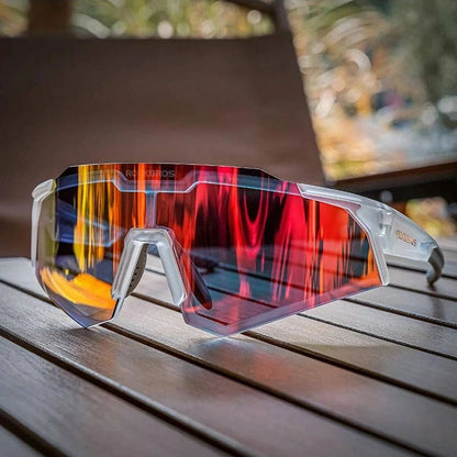 Ochelari de ciclism Rockbros 157248 Alb Negru - Sport și în aer liber, Ciclism