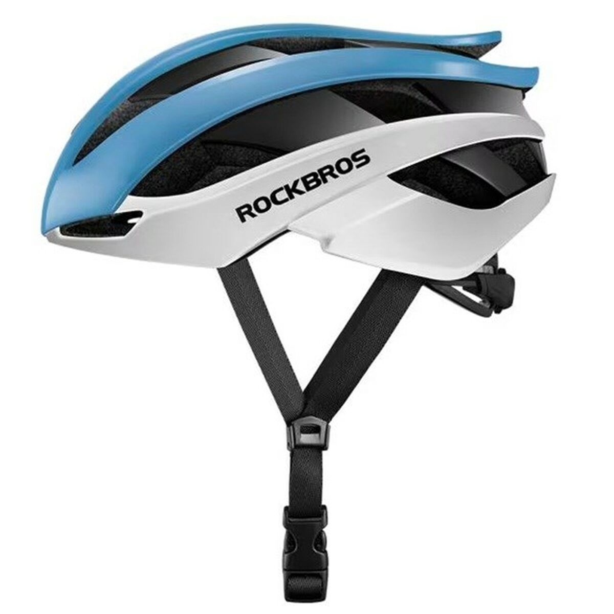 Cască de Ciclism pentru Adulți Rockbros Rockbros-10110004004 Albastru Alb Negru 55-58 cm - Sport și în aer liber, Ciclism