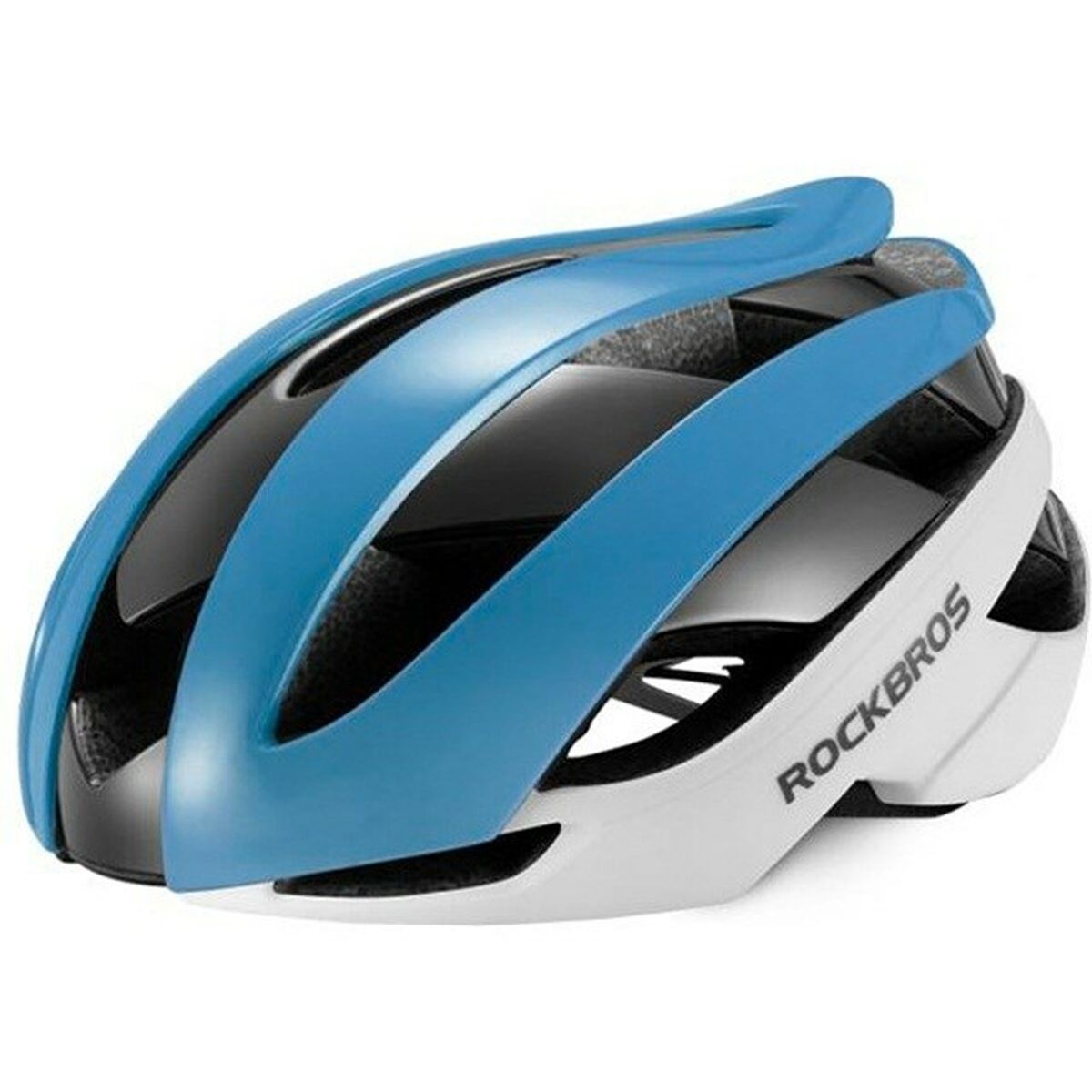 Cască de Ciclism pentru Adulți Rockbros Rockbros-10110004004 Albastru Alb Negru 55-58 cm - Sport și în aer liber, Ciclism