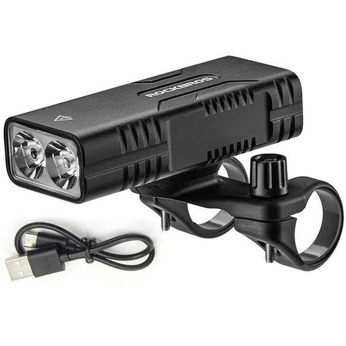 Lanternă LED pentru Bicicletă Rockbros Luz de bicicleta con función de powerbank - Sport și în aer liber, Ciclism