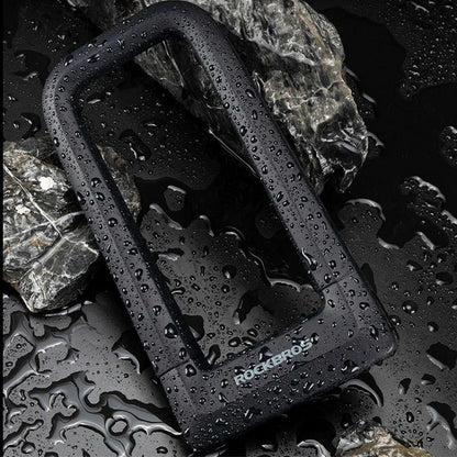 Lacăt cu cheie Rockbros 157366 Negru - Sport și în aer liber, Ciclism