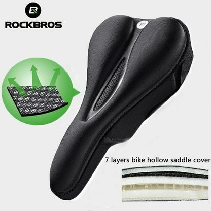 Șa Rockbros LF047-S Negru Monocrom - Sport și în aer liber, Ciclism