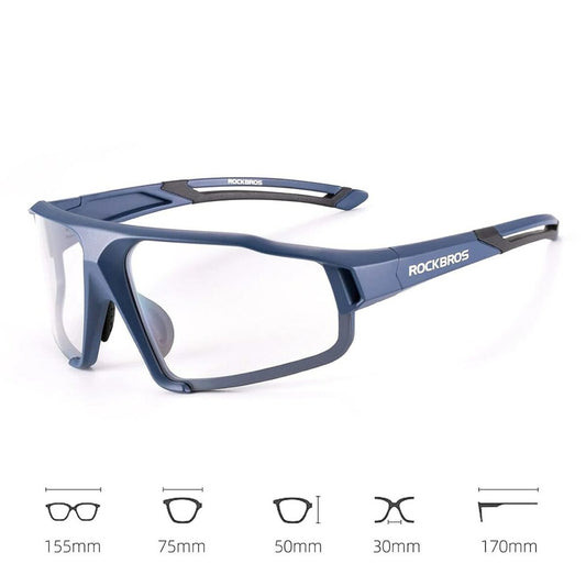 Ochelari de ciclism Rockbros 163750 Albastru Negru - Sport și în aer liber, Ciclism