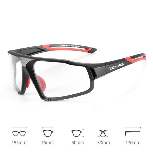 Ochelari de ciclism Rockbros 163749 Negru Roșu - Sport și în aer liber, Ciclism