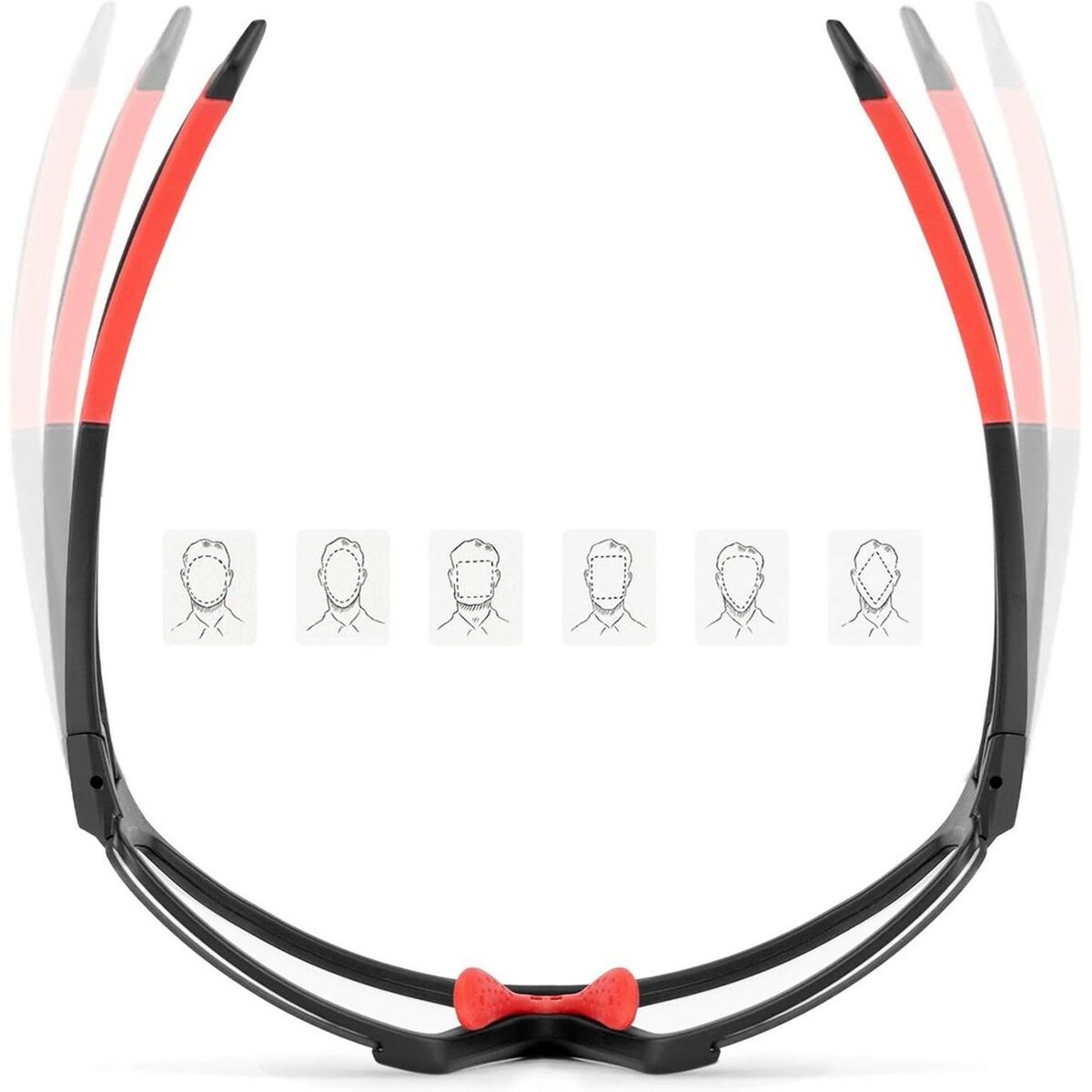 Ochelari de ciclism Rockbros 163749 Negru Roșu - Sport și în aer liber, Ciclism