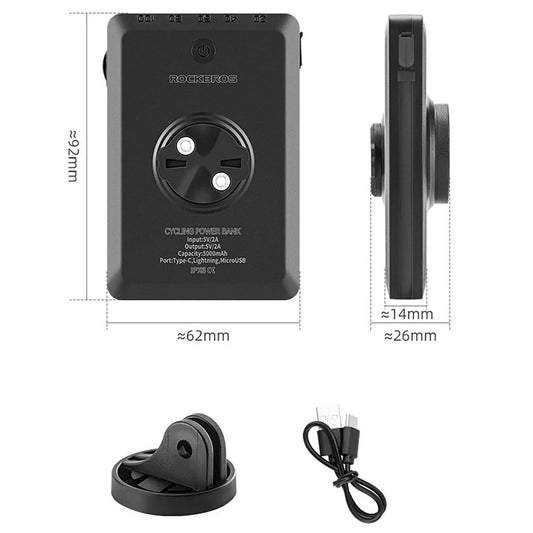 Lanternă LED pentru Bicicletă Rockbros 163743 - Sport și în aer liber, Ciclism