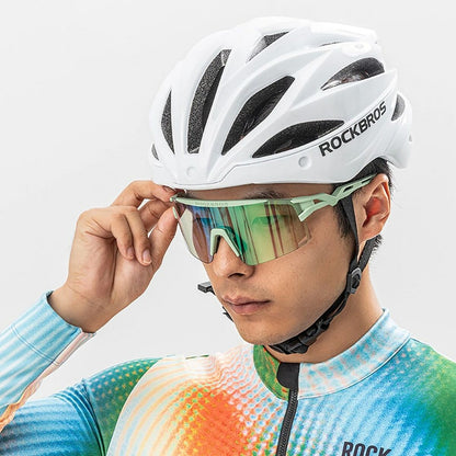 Ochelari de ciclism Rockbros 189103 Verde - Sport și în aer liber, Ciclism
