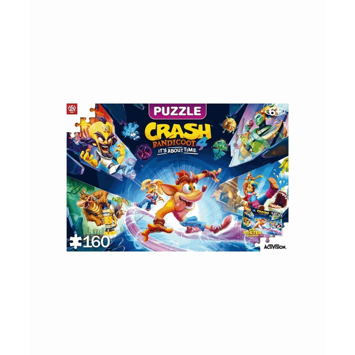 Puzzle Cenega Publishing Crash Bandicoot 4: It's About Time 160 Piese - Jucarii si jocuri, Puzzle-uri și puzzle-uri