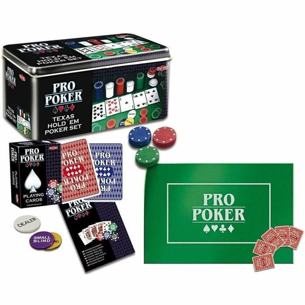 Set de poker Tactic O3095 - Jucarii si jocuri, Jocuri și accesorii