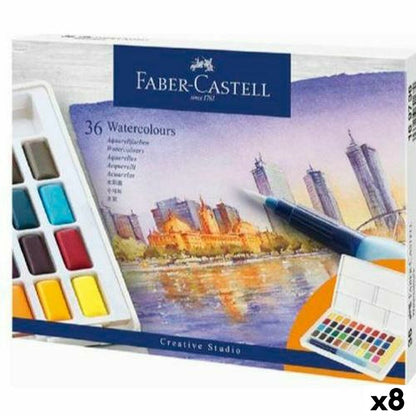 Set de vopsele acuarele Faber-Castell Creative Studio (8 Unități) - Birou și papetărie, Arte și Meserii