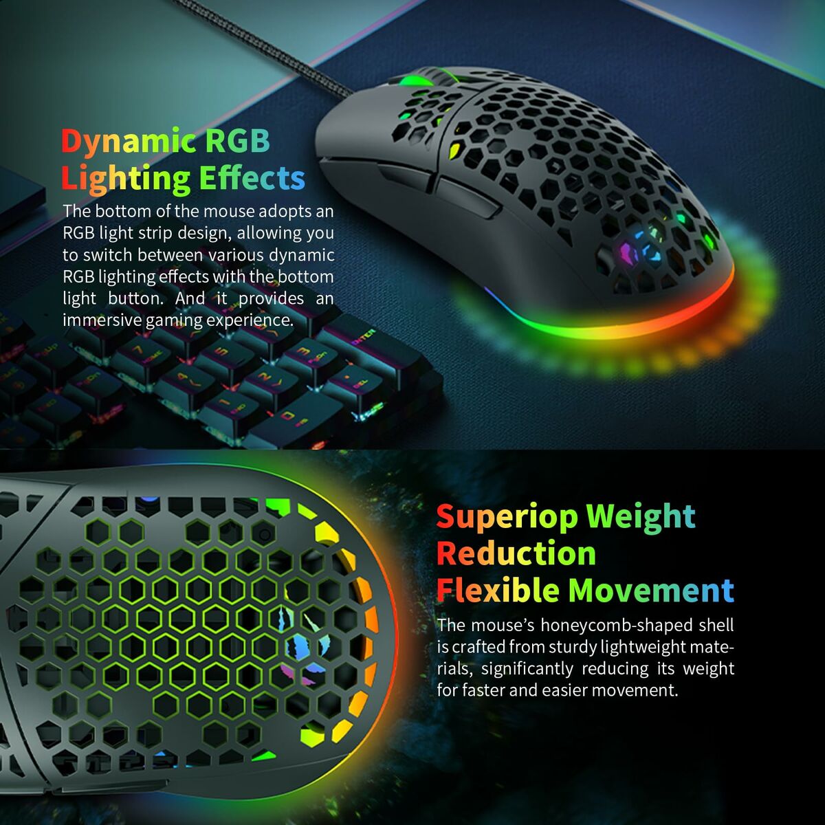 Mouse Gaming Havit MS1036 Negru - Tehnică de calcul, Accesorii