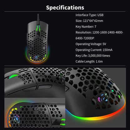 Mouse Gaming Havit MS1036 Negru - Tehnică de calcul, Accesorii