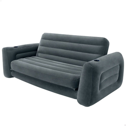 Canapea Extensibilă Gonflabilă Intex Pull-Out 203 x 66 x 224 cm Gri - Acasă și bucătărie, Mobilă