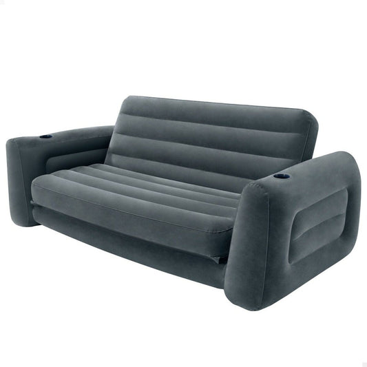 Canapea Extensibilă Gonflabilă Intex Pull-Out 203 x 66 x 224 cm Gri - Acasă și bucătărie, Mobilă