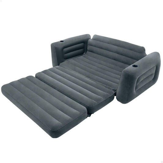 Canapea Extensibilă Gonflabilă Intex Pull-Out 203 x 66 x 224 cm Gri - Acasă și bucătărie, Mobilă