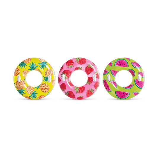 Colac Gonflabil Intex Fructe PVC Ø 107 cm - Jucarii si jocuri, În aer liber și sport