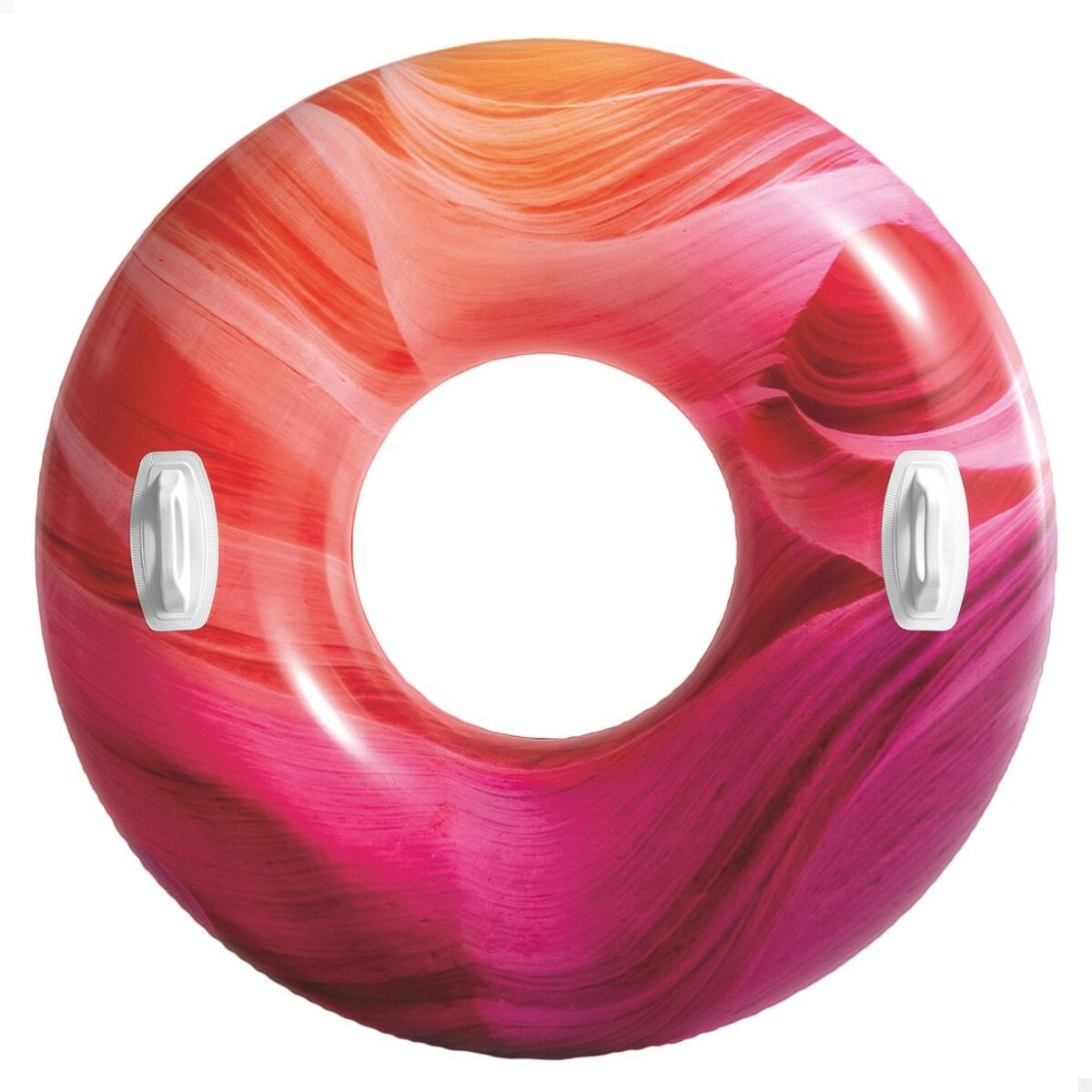 Colac Gonflabil Intex Cu mânere Ø 91 cm Multicolor - Jucarii si jocuri, În aer liber și sport