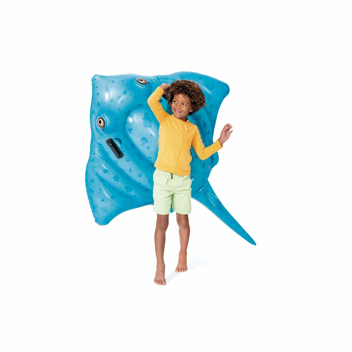 Figurină Gonflabilă pentru Piscină Intex Diavolul mare gigant (Manta Ray) 185 x 145 cm - Jucarii si jocuri, În aer liber și sport