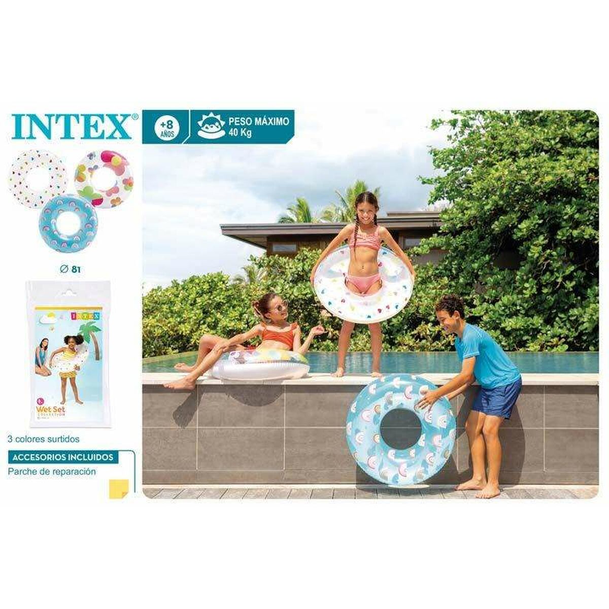 Flotor gonflabil Intex - Jucarii si jocuri, În aer liber și sport
