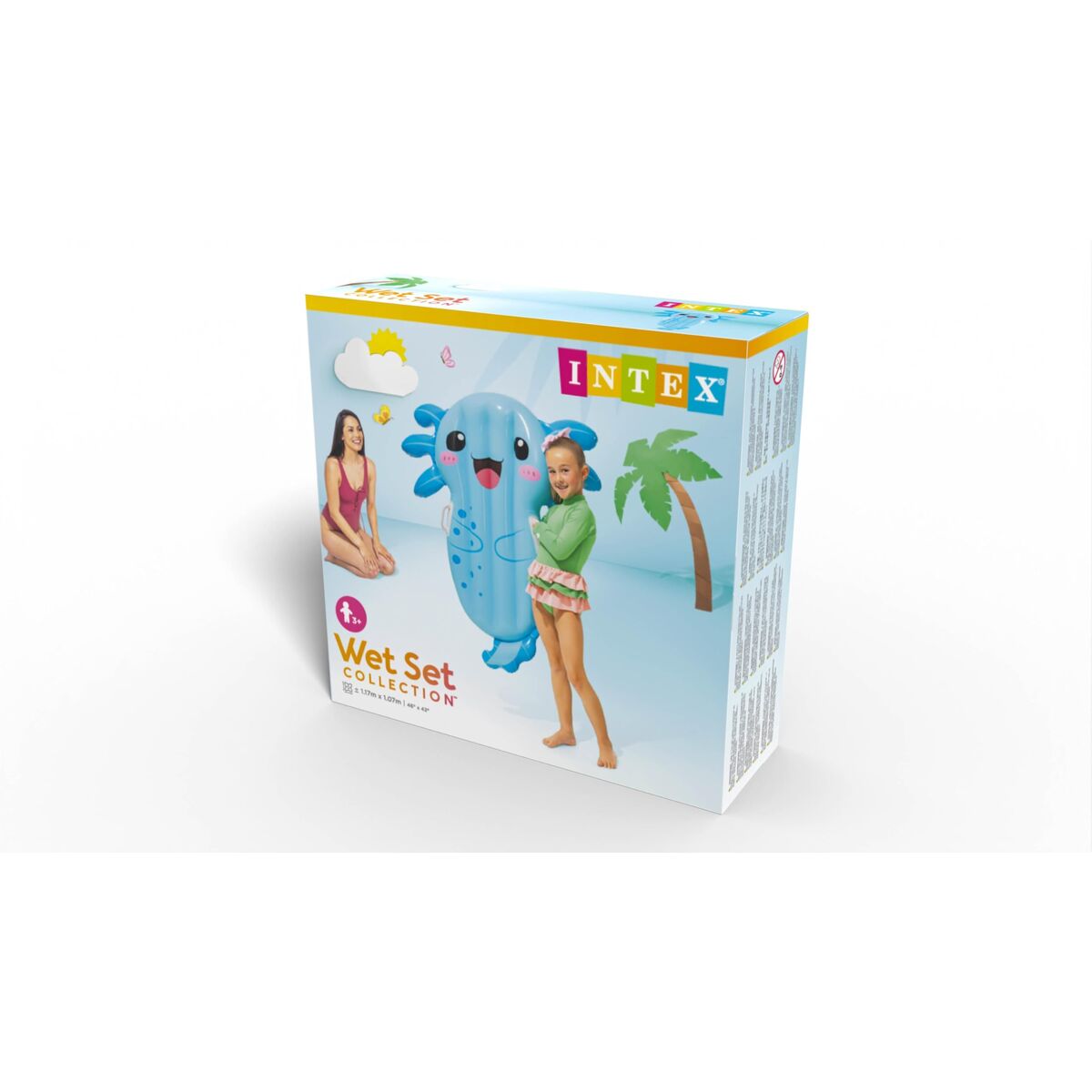 Saltea gonflabilă Intex 117 x 107 cm - Jucarii si jocuri, În aer liber și sport