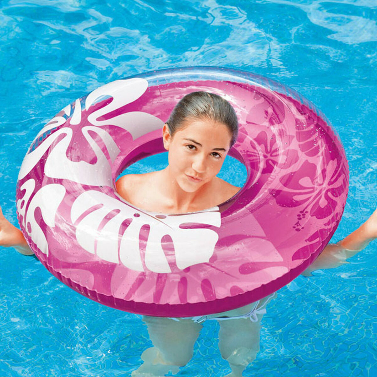 Colac Gonflabil Gogoașă Intex 59251 Ø 91 cm Multicolor - Jucarii si jocuri, În aer liber și sport