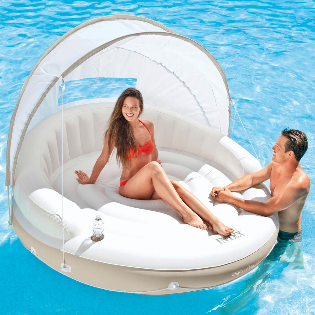 Insulă gonflabilă Intex Canopy 199 x 150 cm - Jucarii si jocuri, În aer liber și sport
