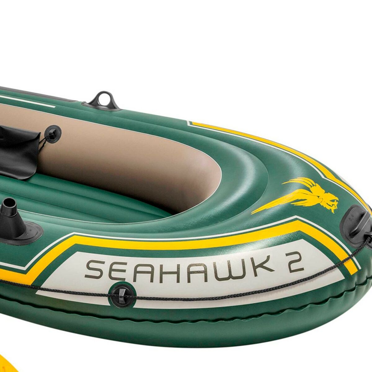 Barcă Gonflabilă Intex Seahawk 2 Verde 236 x 41 x 114 cm - Sport și în aer liber, Sporturi acvatice