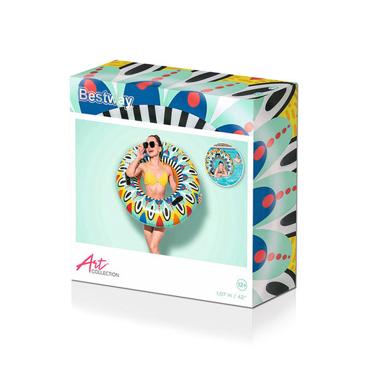 Flotor gonflabil Bestway Multicolor Ø 107 cm - Jucarii si jocuri, În aer liber și sport