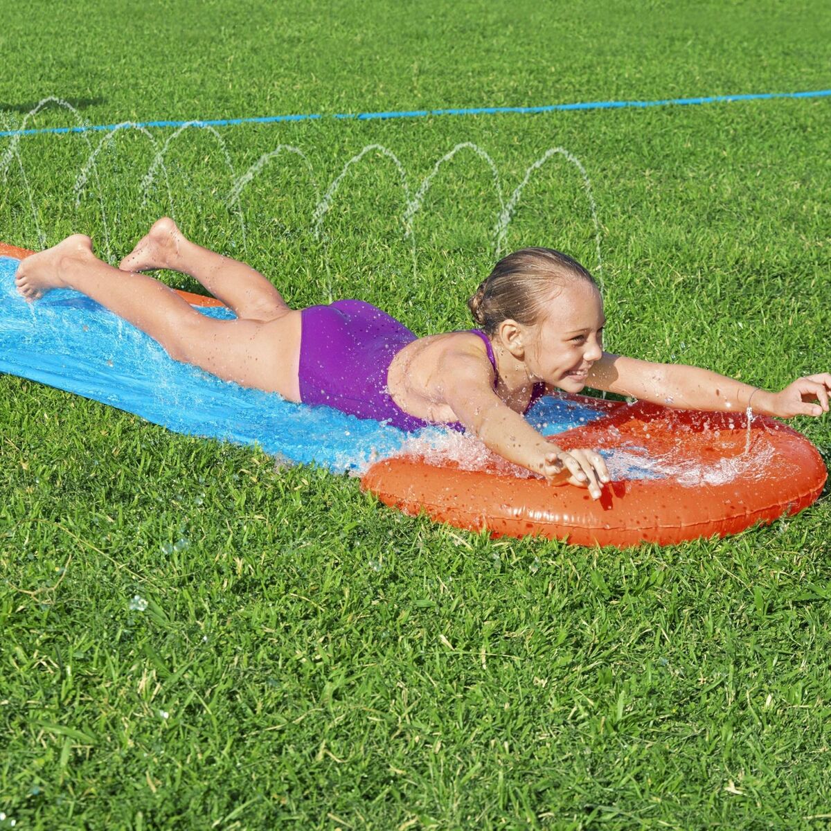 Tobogan acvatic Bestway Tsunami 488 x 82 cm Glisant - Jucarii si jocuri, În aer liber și sport